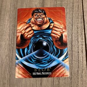 1992 SkyBox Marvel Masterpieces Blob #1 Trading Card